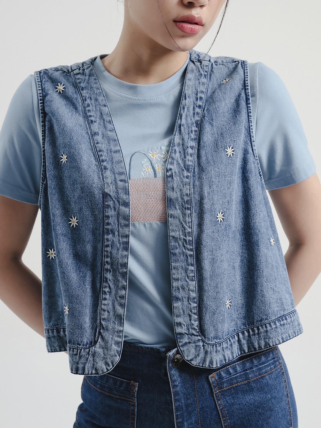 Lavine Denim Vest