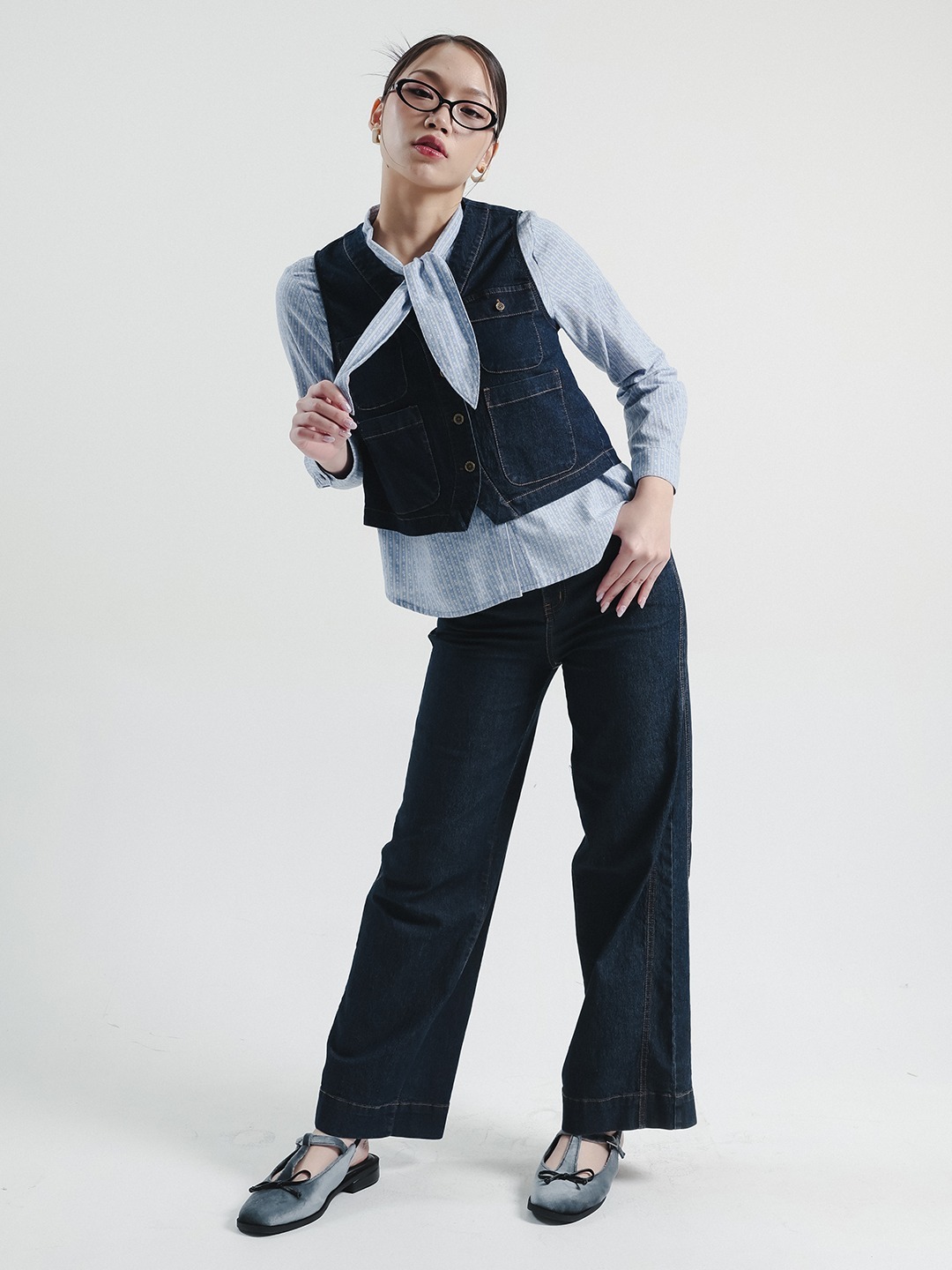Kallie Vest Blouse