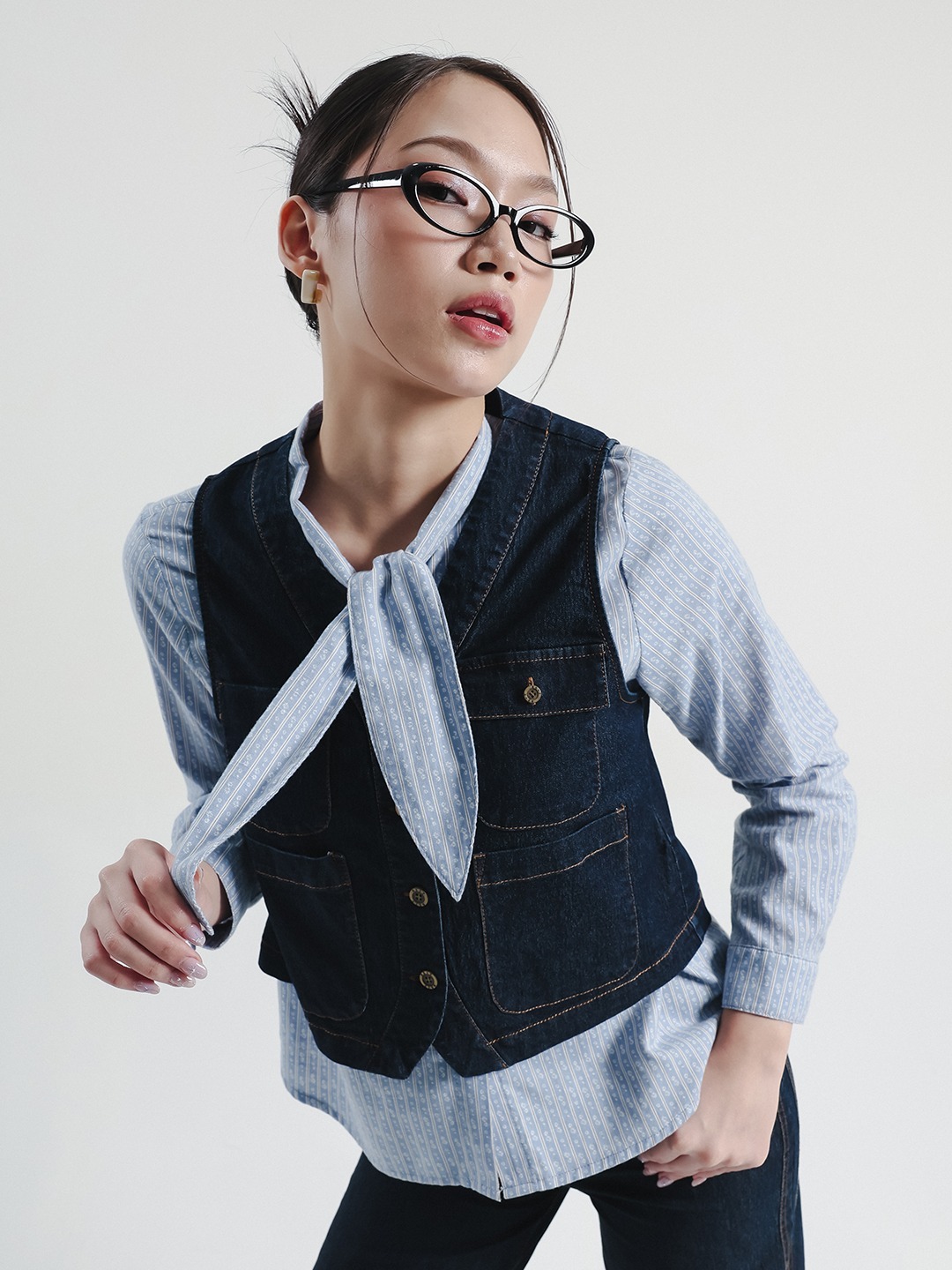 Kallie Vest Blouse