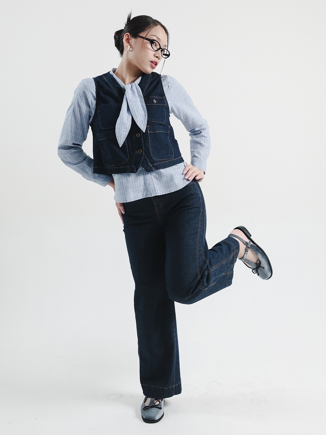 Kallie Vest Blouse