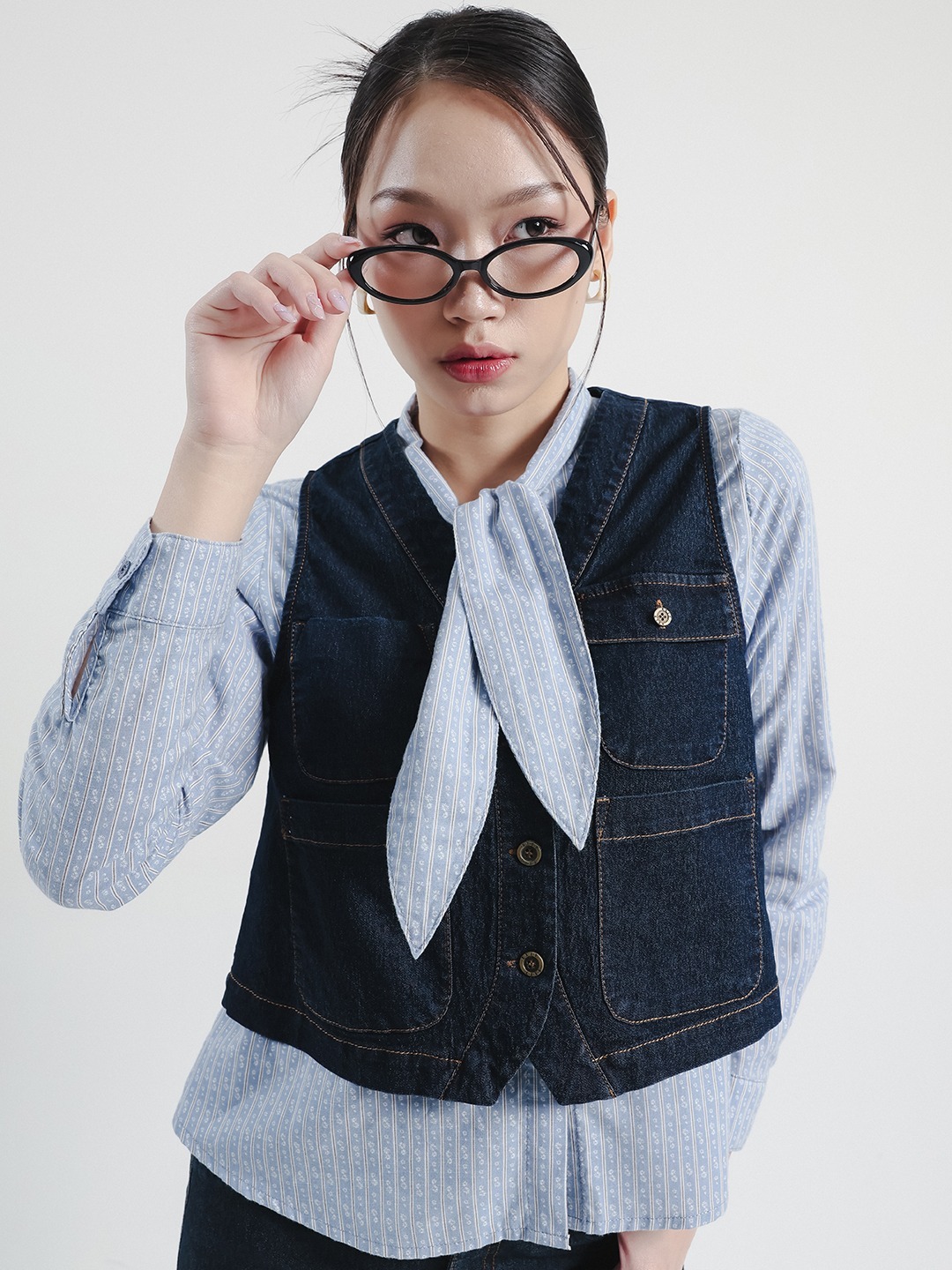 Kallie Vest Blouse