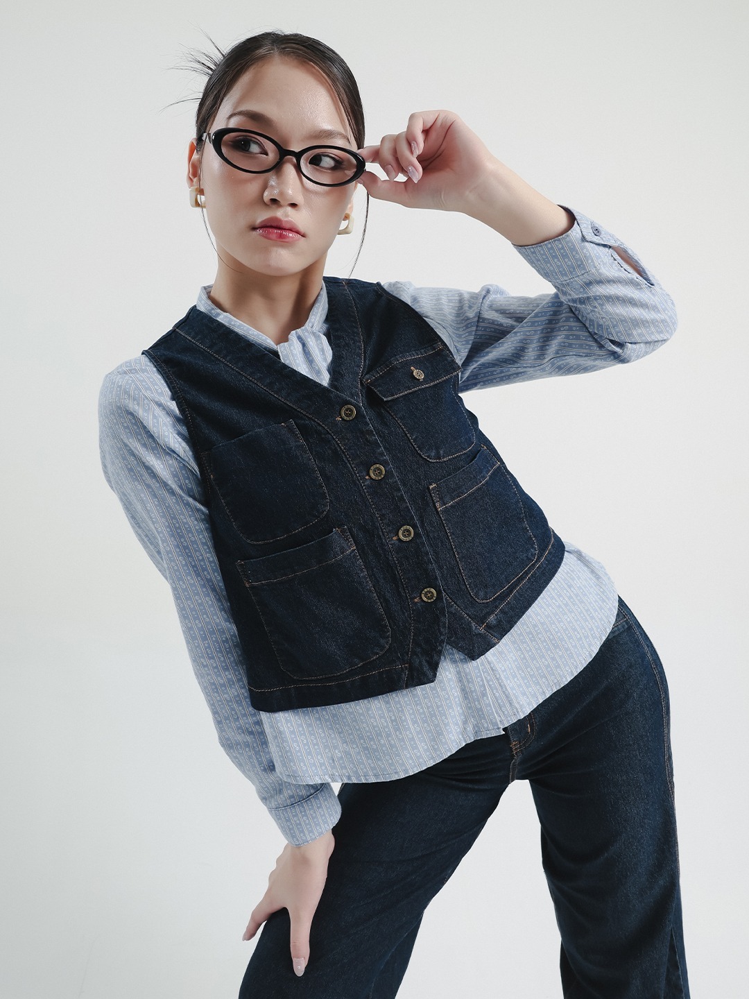 Kallie Vest Blouse