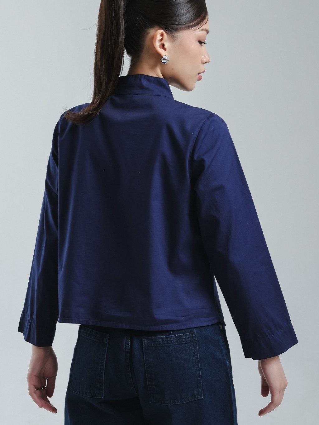EXIT Alora Blouse | Kemeja Wanita - Atasan Lengan Panjang