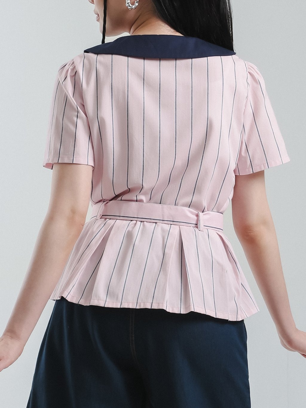 EXIT Arielle Blouse | Kemeja Wanita - Atasan Lengan Pendek