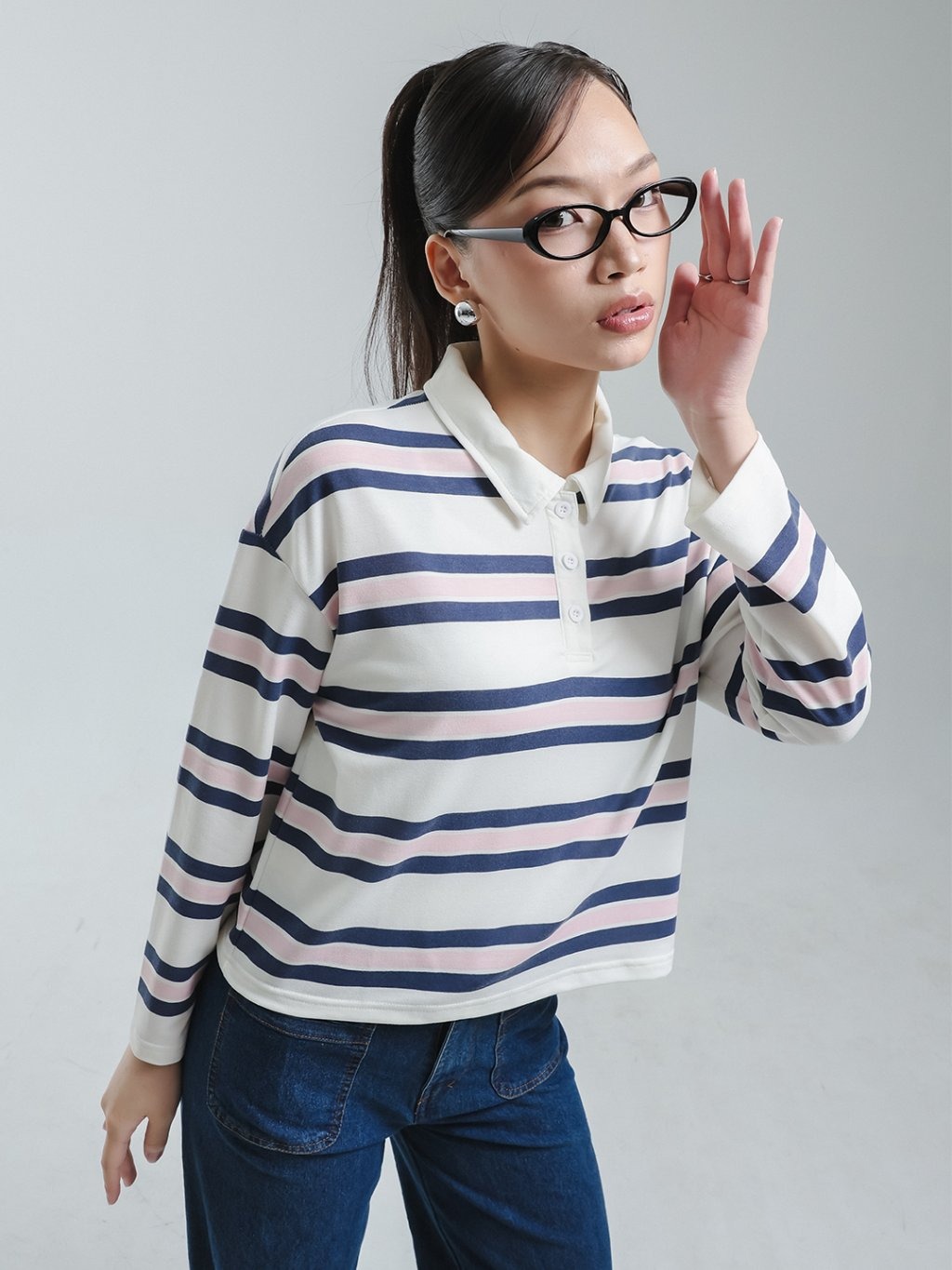 EXIT Avelyn Tshirt | Kaos Wanita - Atasan Lengan Panjang