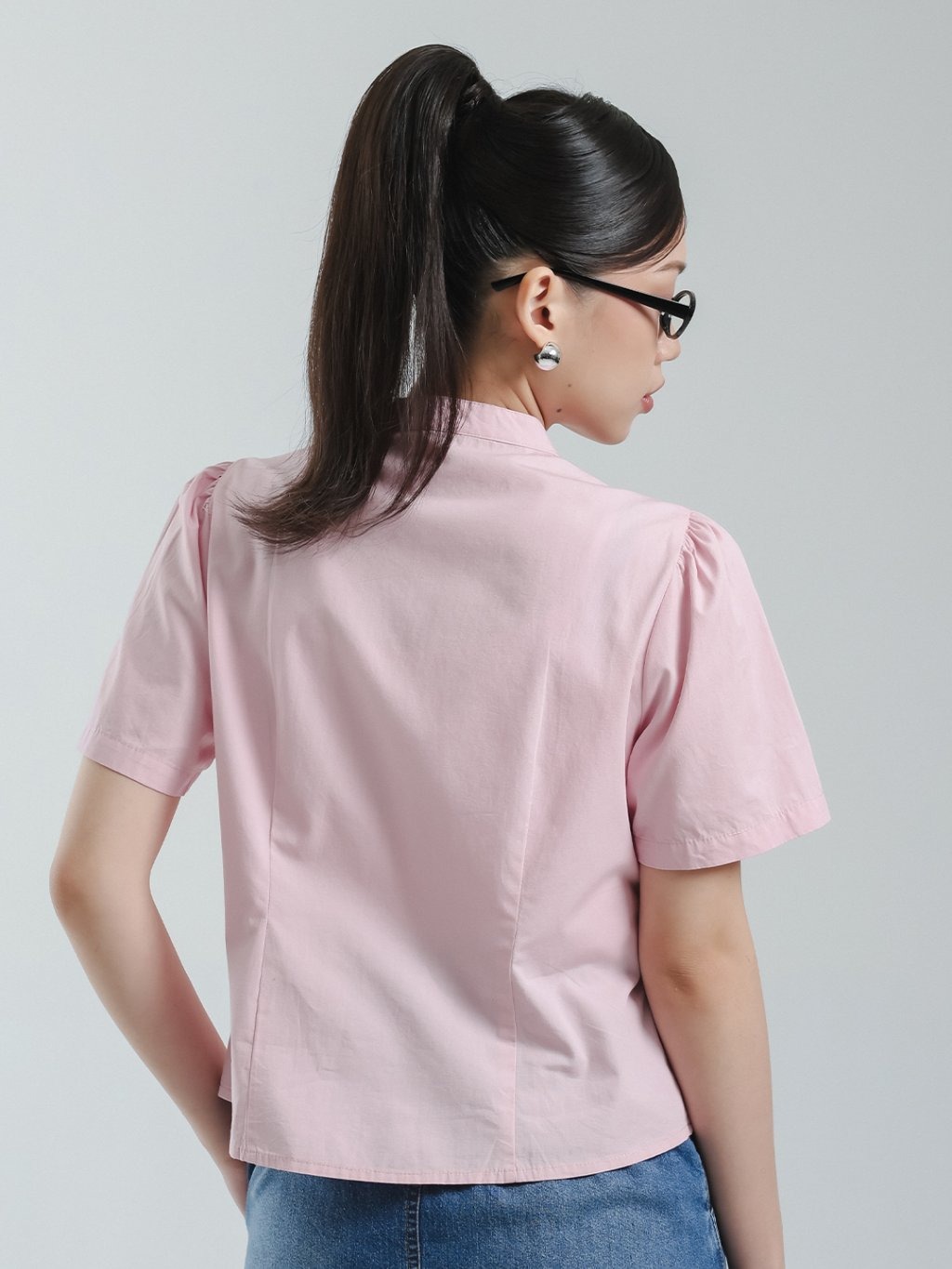 EXIT Elyra Blouse | Kemeja Wanita - Atasan Lengan Pendek