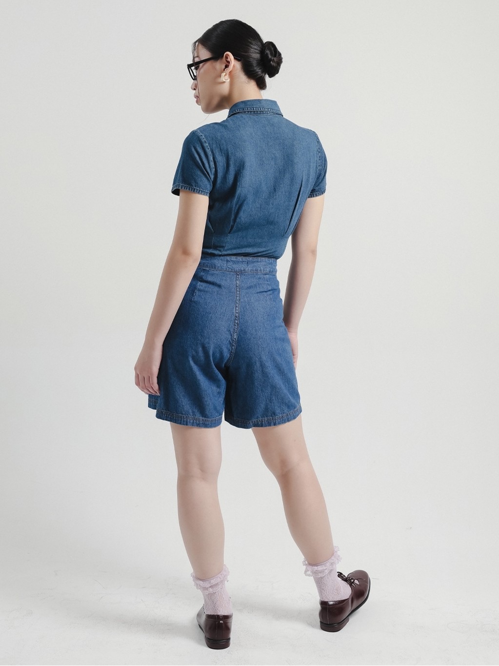 Orelia Denim Blouse