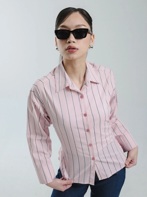 EXIT Kiara Blouse | Kemeja Wanita - Atasan Lengan Panjang