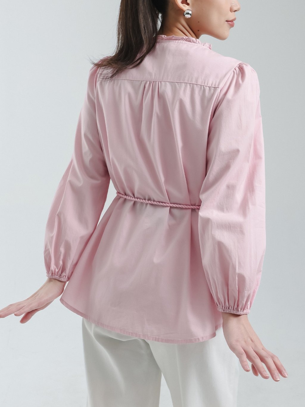 EXIT Zaya Blouse | Kemeja Wanita - Atasan Lengan Panjang
