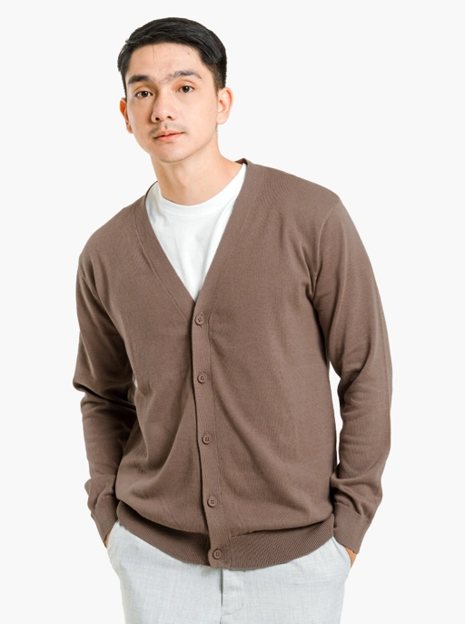 Image of Mocca Cardigan Clean Knitwear