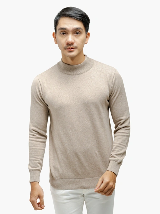Image of Choco Mock Turtleneck Knitwear