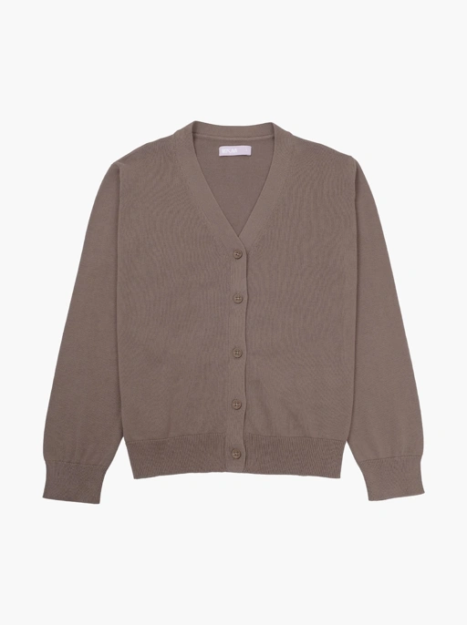 Image of Mocca Women's Oversized V-Neck Cardigan Sweater