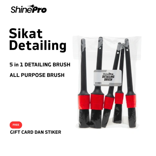 Image of Kuas Pembersih Interior & Eksterior Kendaraan - 5in1 Detailing Brush ShinePro