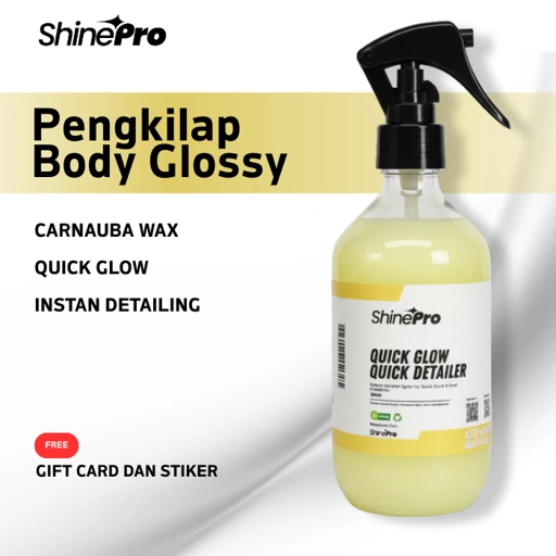 Image of Pengkilap Body Kendaraan Mobil dan Motor - Quick Glow Quick Detailer ShinePro