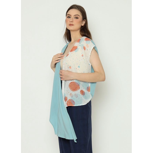 Nona Rona x Milcah - 4 Way Bara Top Blue