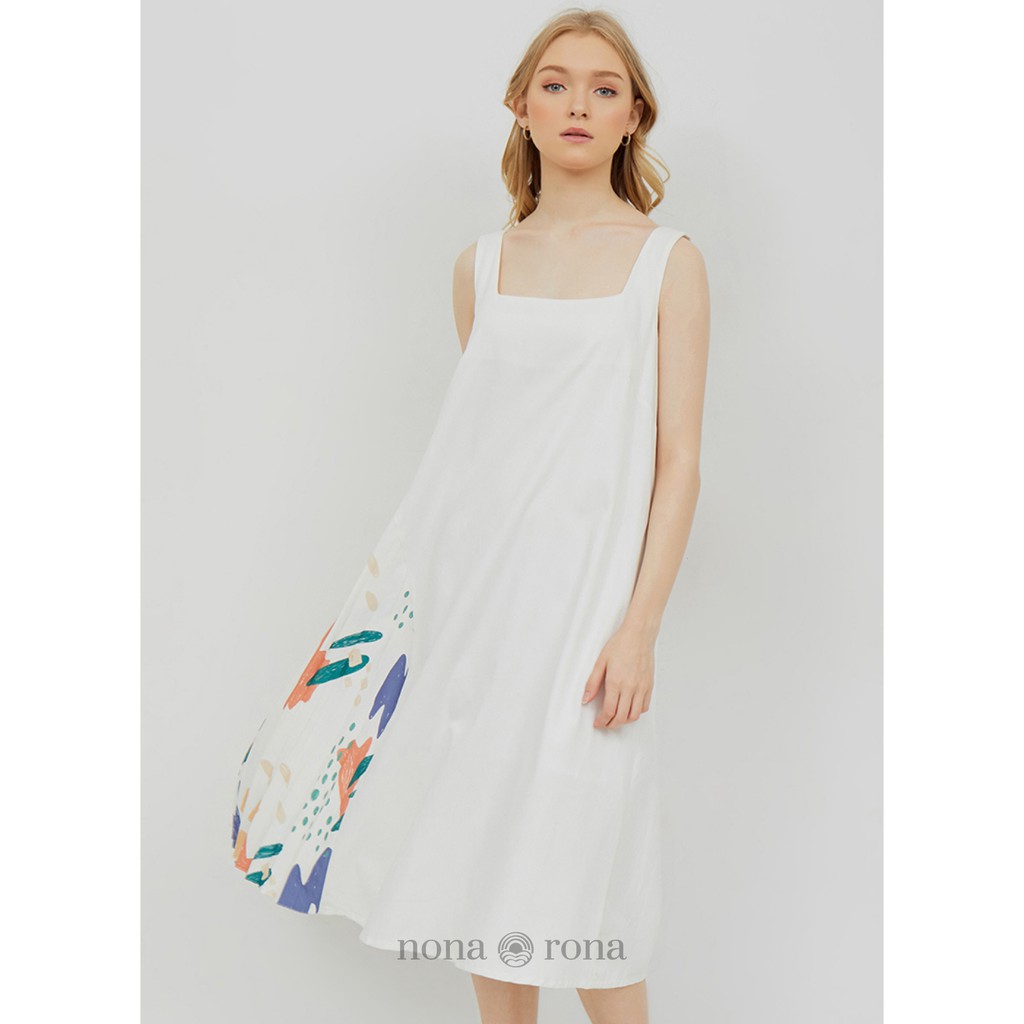Nona Rona x Chikigo - Salira Dress - White