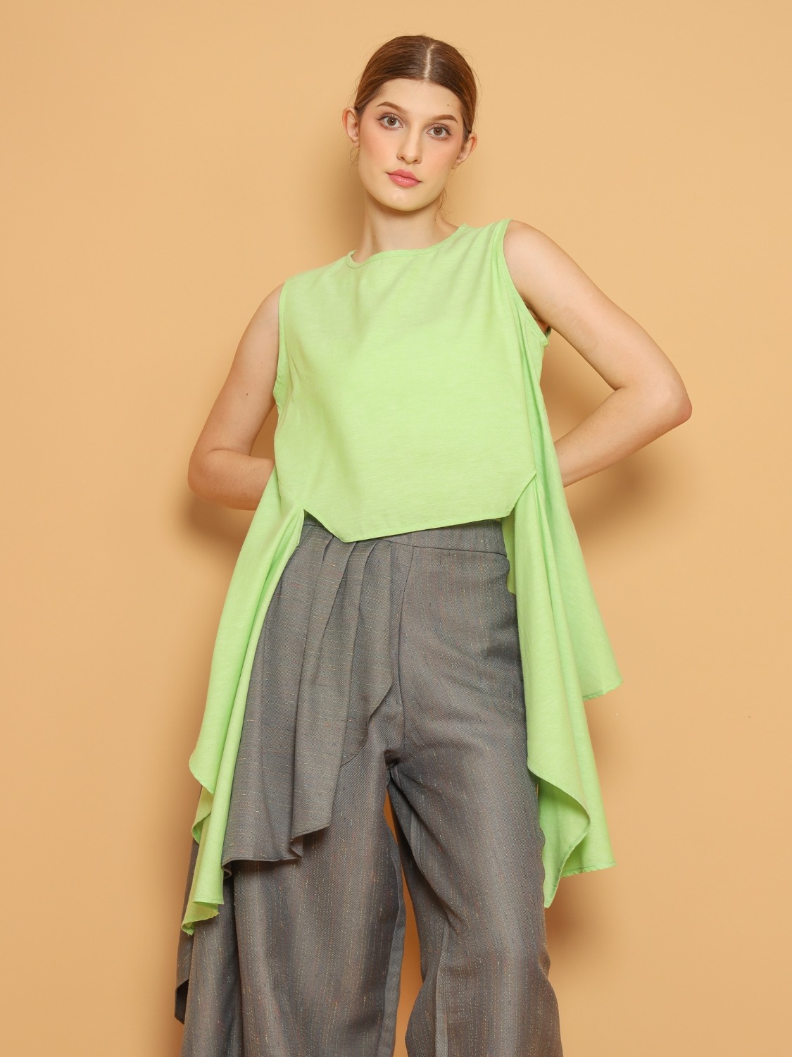Nona Rona Aeria Top Spotlight Green