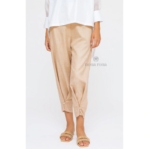 Image of Nona Rona Rhye Pants Champagne - Celana Wanita