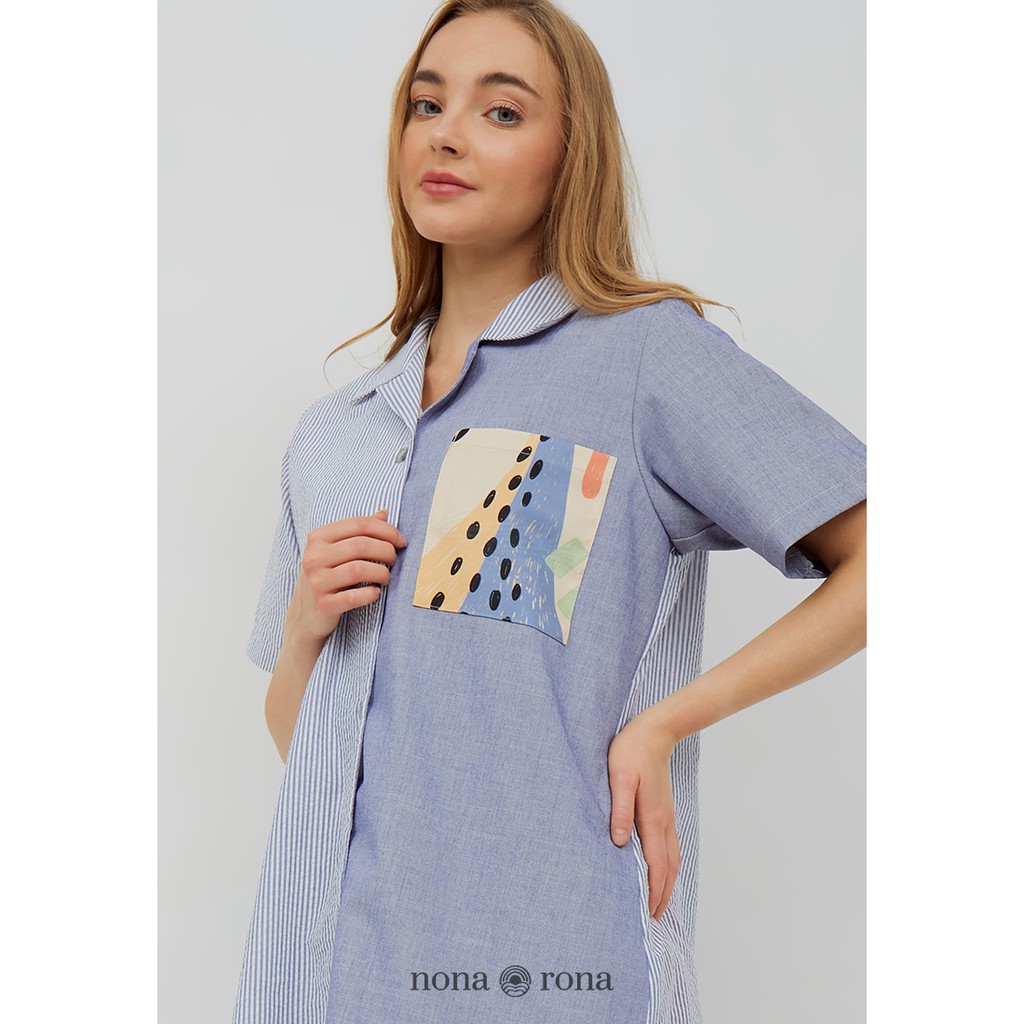 Nona Rona x Chikigo - Salira Shirt - Denim
