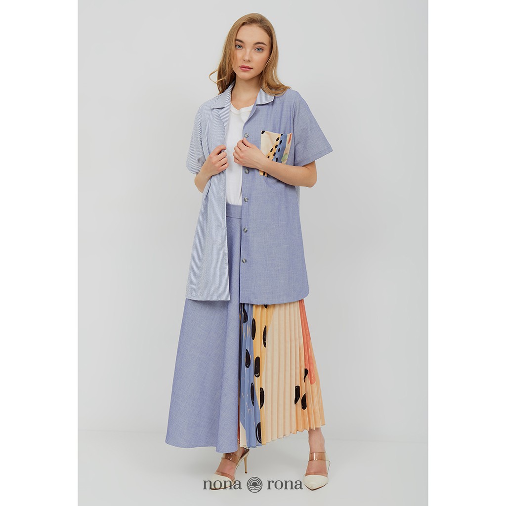 Nona Rona x Chikigo - Salira Shirt - Denim