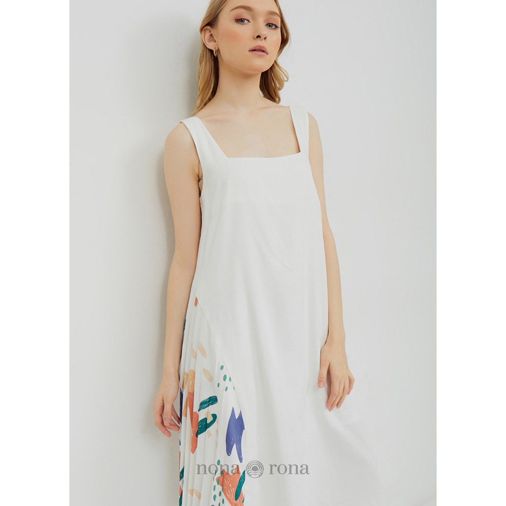 Nona Rona x Chikigo - Salira Dress - White