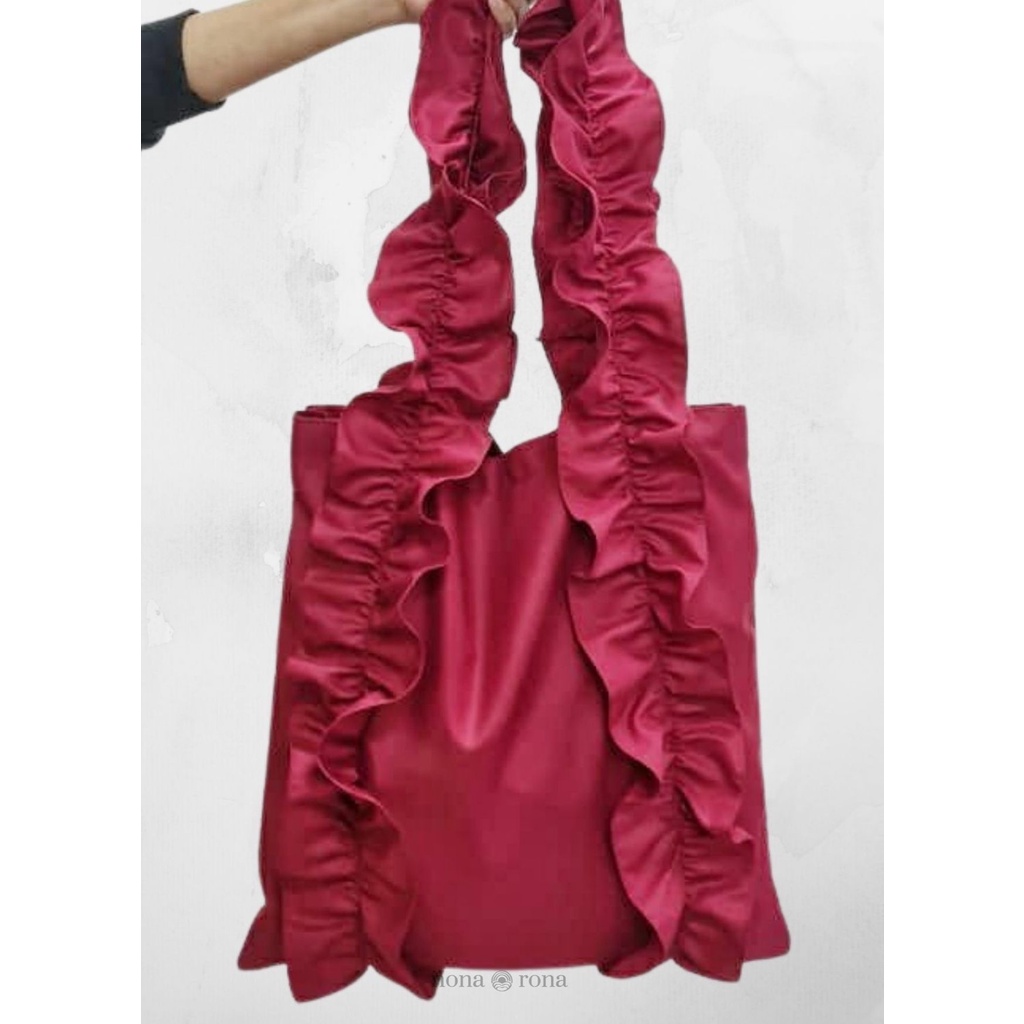 (Free Gift) Nona Rona Gia Top Red