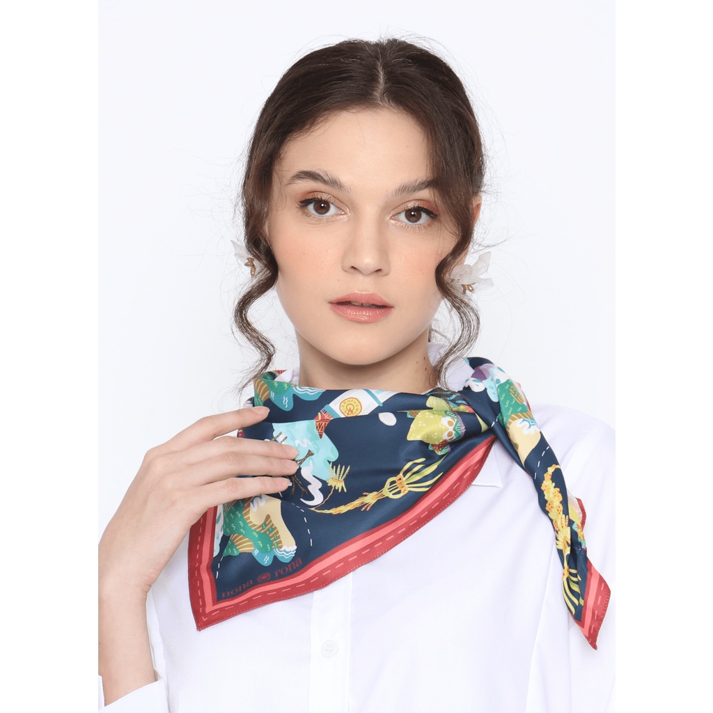Nona Rona - Plesiran Scarf Red