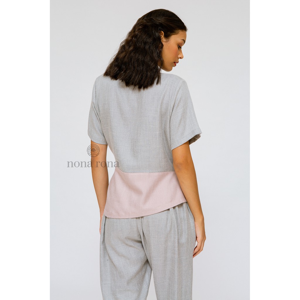 Nona Rona Halla Loungewear PANTS - Grey - Celana Wanita