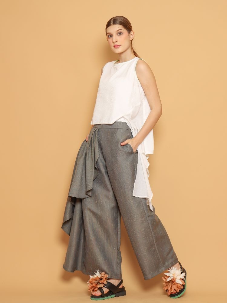 Nona Rona Karen Bloom Pant Thyme Green