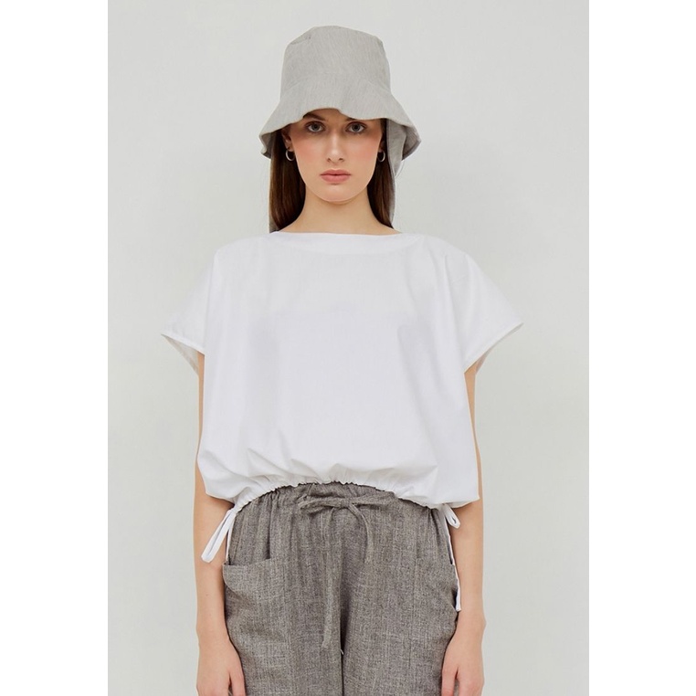 Nona Rona Special Bundling - Cananga Top & Prissa Pants Grey