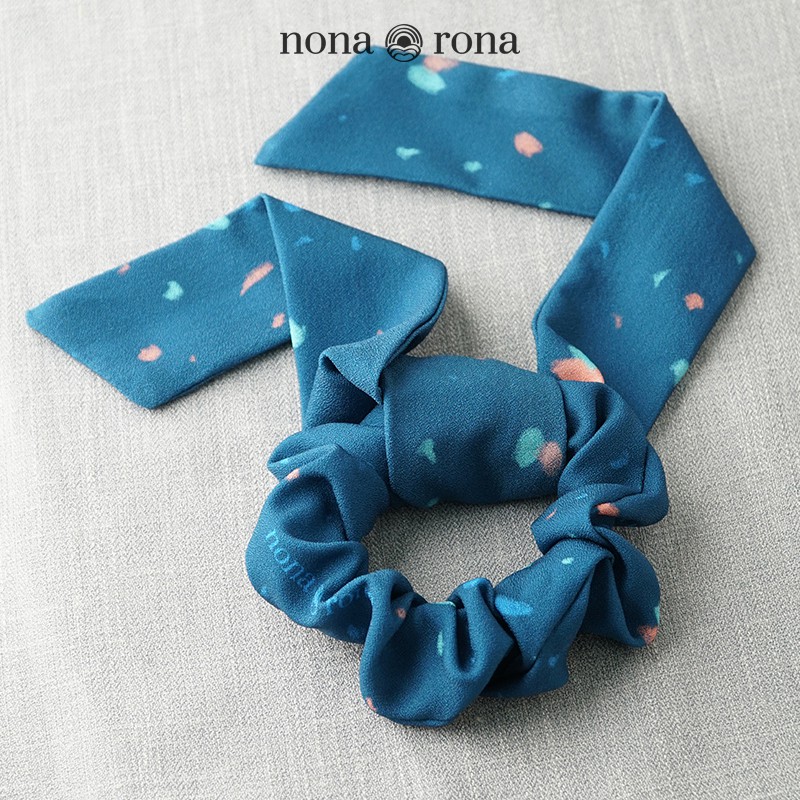 Nona Rona Bundling Playground Facemask & Scrunchie - Accessories Fashion Wanita