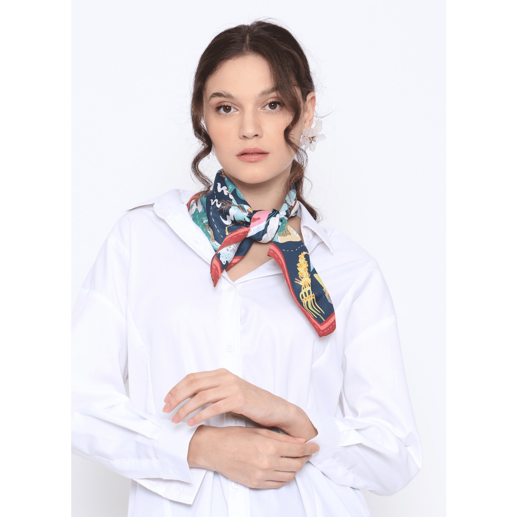Nona Rona - Plesiran Scarf Red