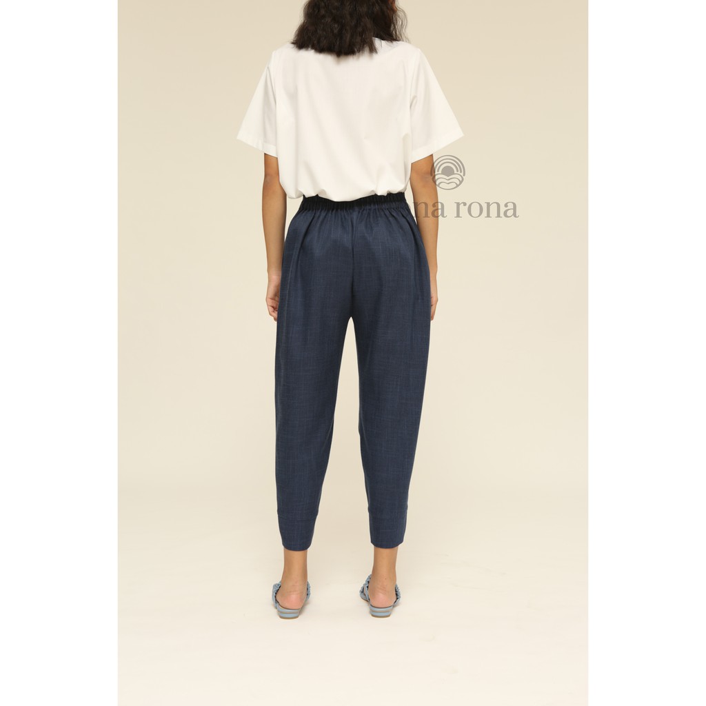 Nona Rona Rhye Pants Navy - Celana Wanita