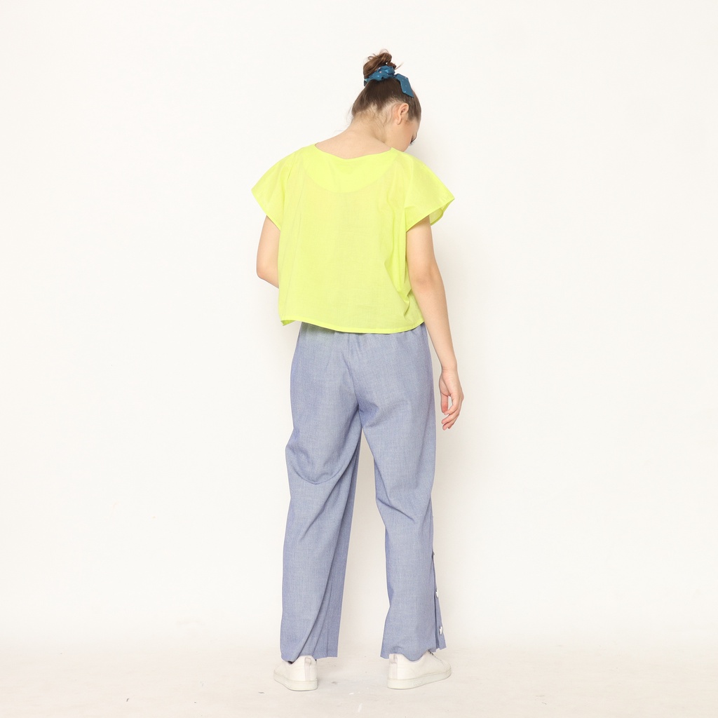 Nona Rona Special Bundling - Blaire Top Lime & Iris Pants