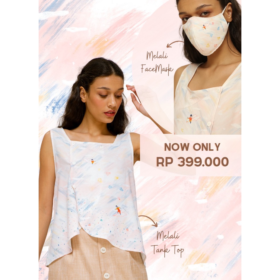 Nona Rona Special Bundling - Melali Tank Top & Mask