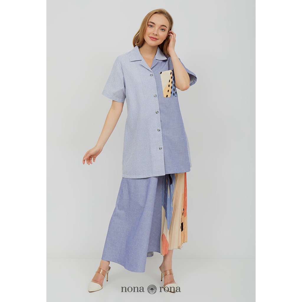 Nona Rona x Chikigo - Salira Shirt - Denim