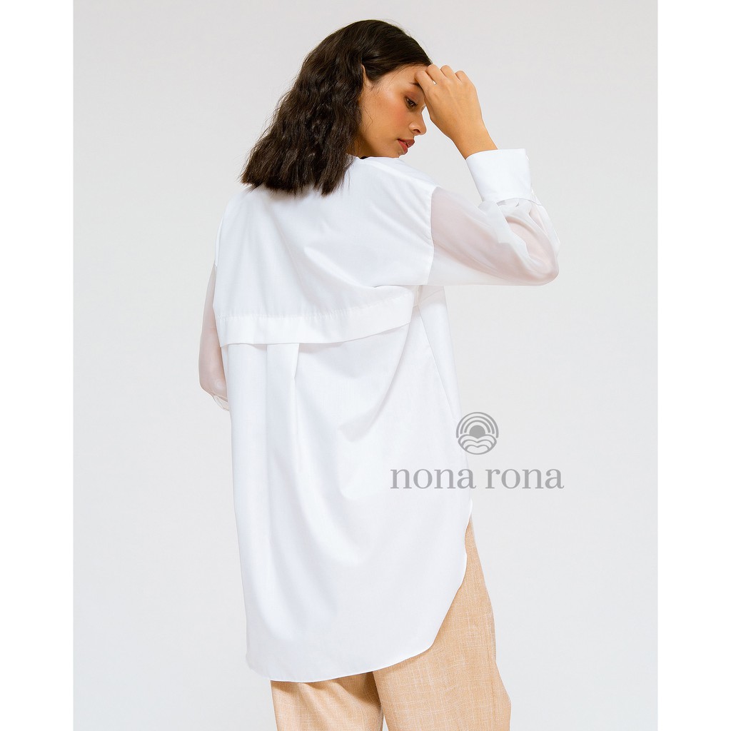Nona Rona Denallie Shirt White