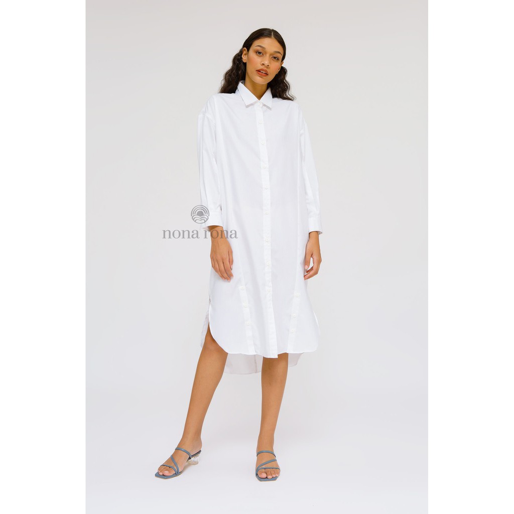Nona Rona Adya Dress White