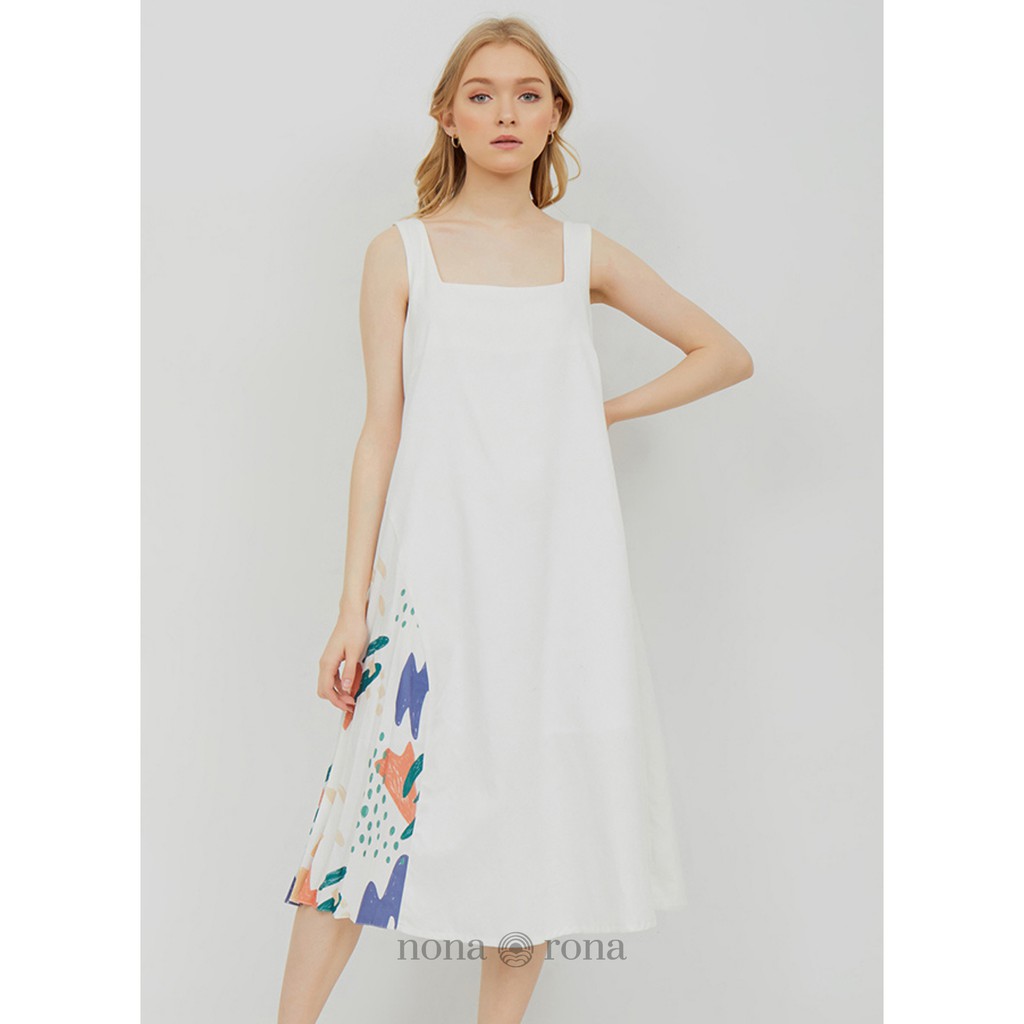 Nona Rona x Chikigo - Salira Dress - White