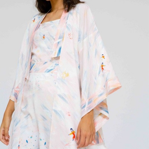Nona Rona Special Bundling - Melali Kimono & Melali Facemask