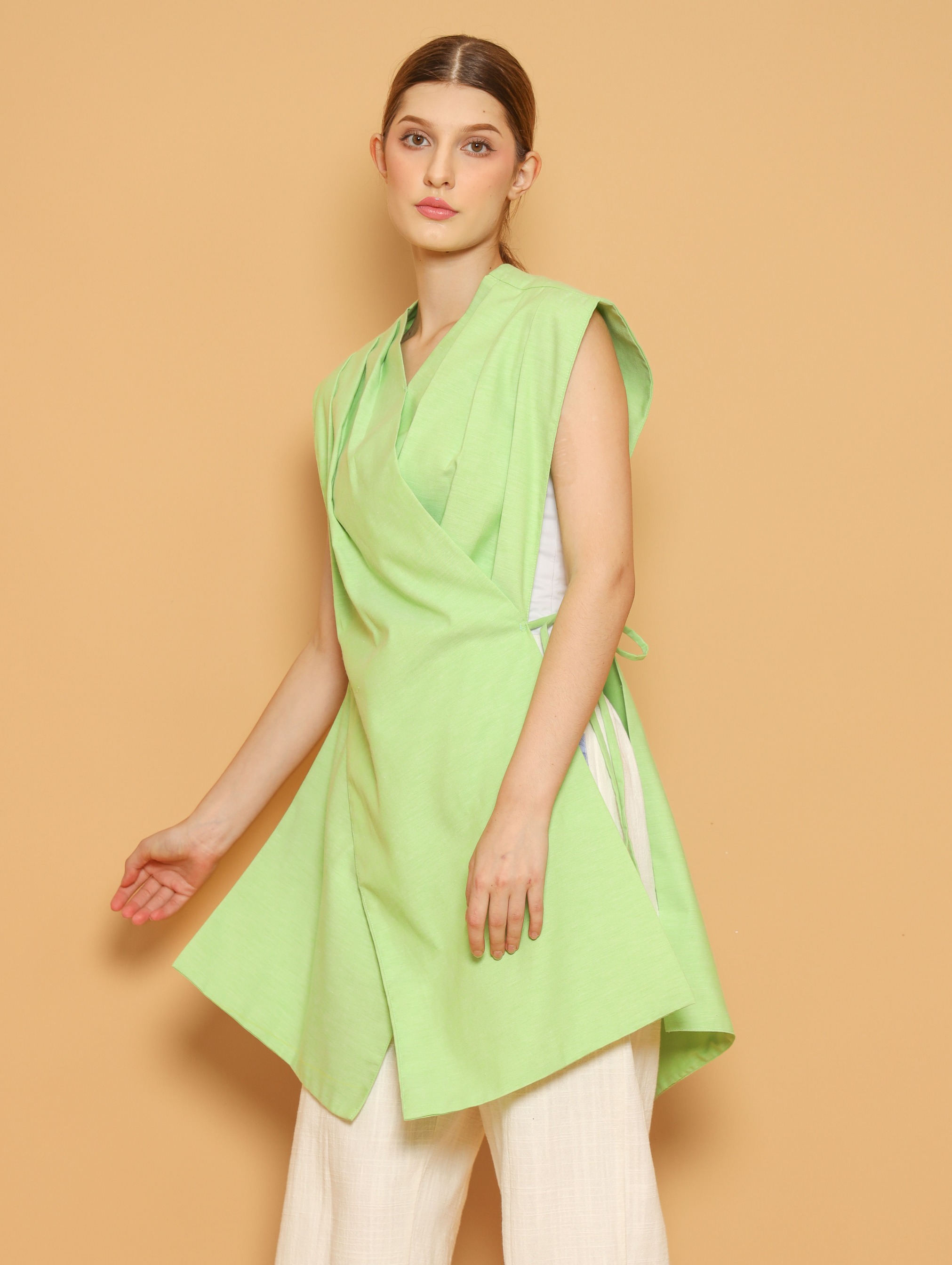 Nona Rona Solene Top Spotlight Green