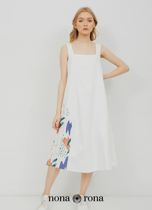 Image of (GARAGE SALE) Nona Rona x Chikigo Salira Dress (L - XL)