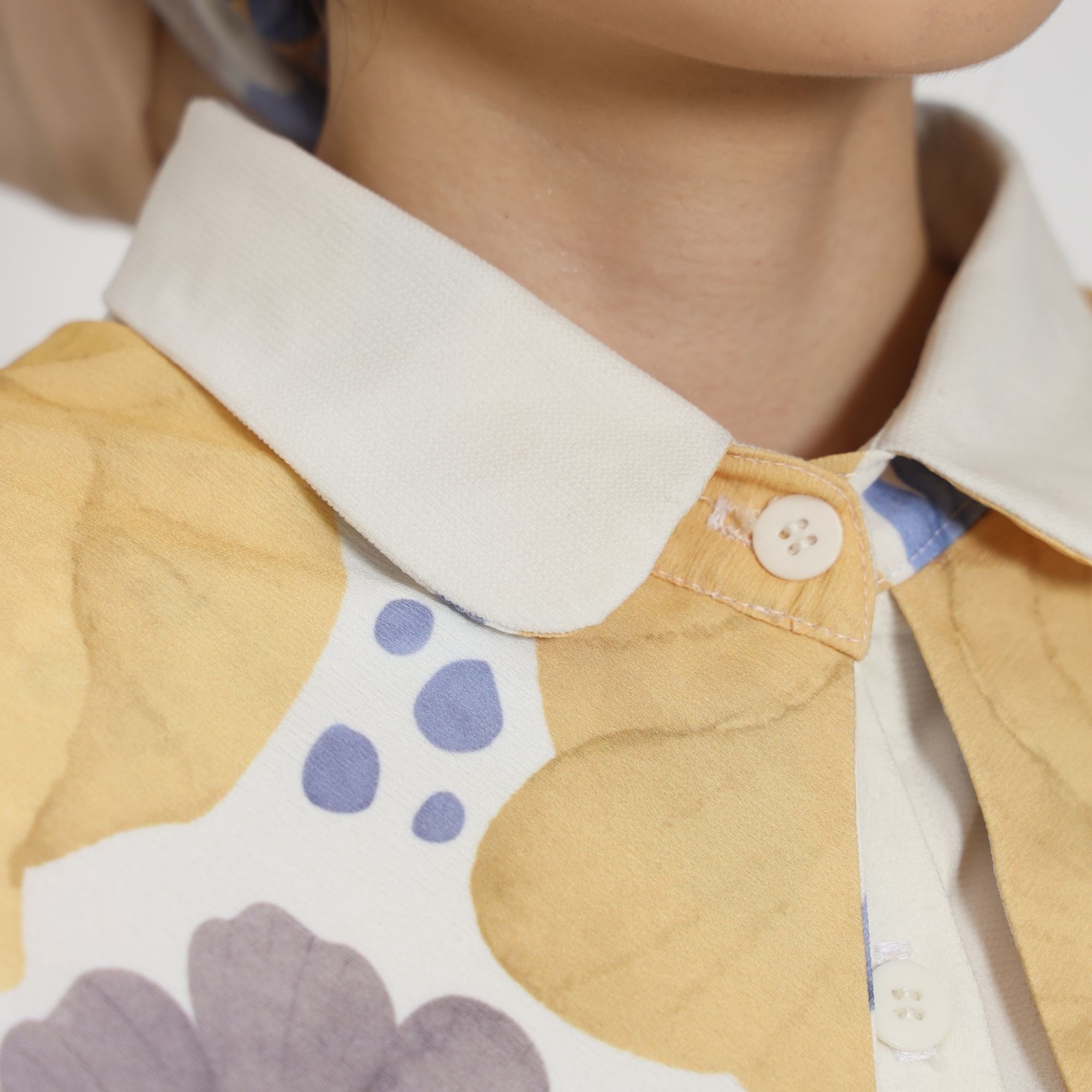 Nona Rona Marigold Shirt Dress