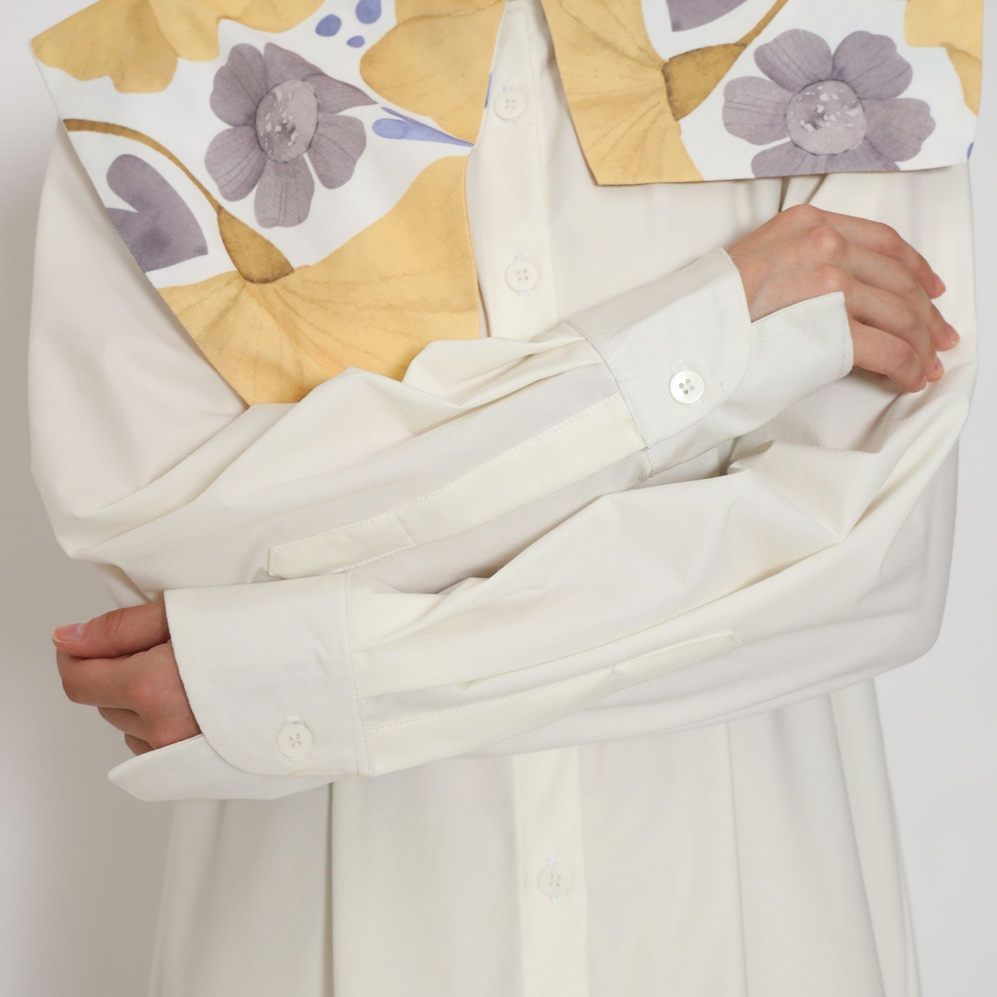 Nona Rona Marigold Shirt Dress