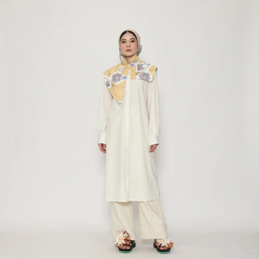 Image of Nona Rona Marigold Shirt Dress