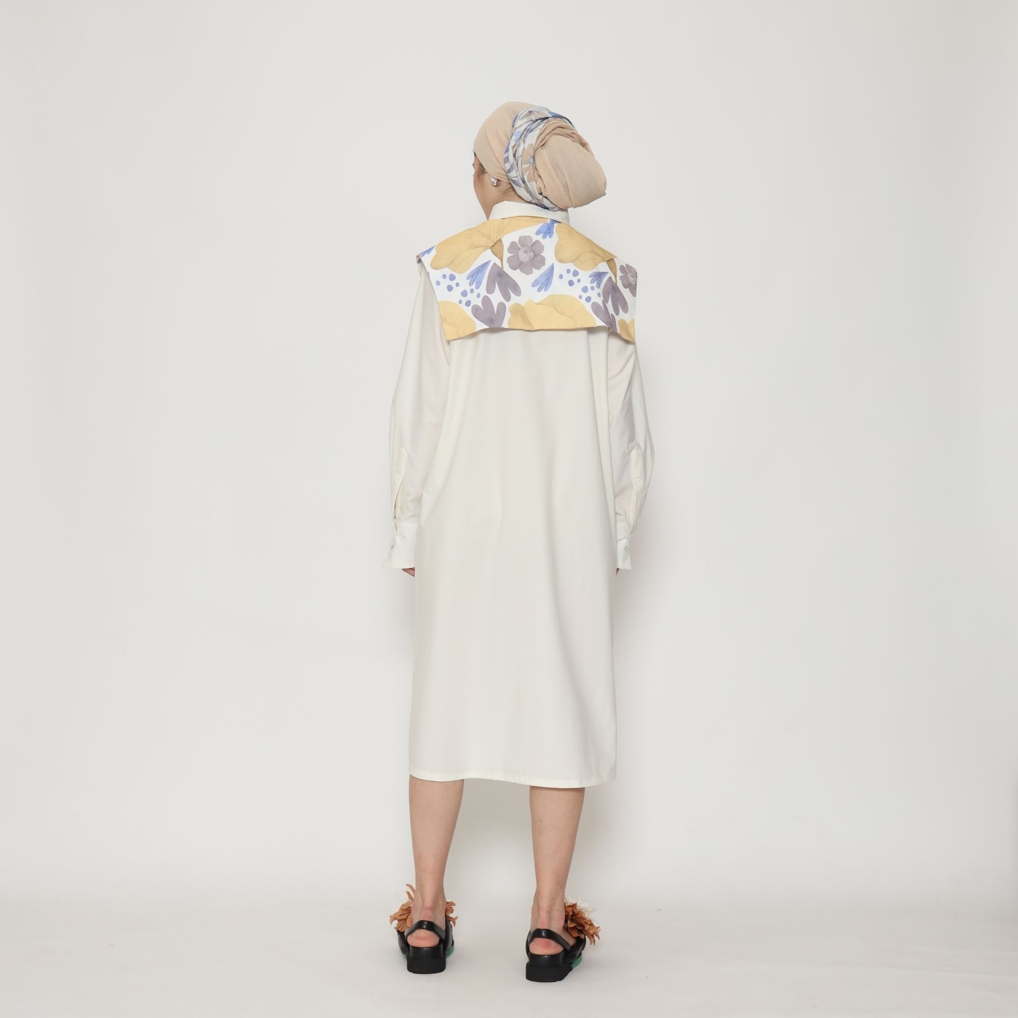 Nona Rona Marigold Shirt Dress