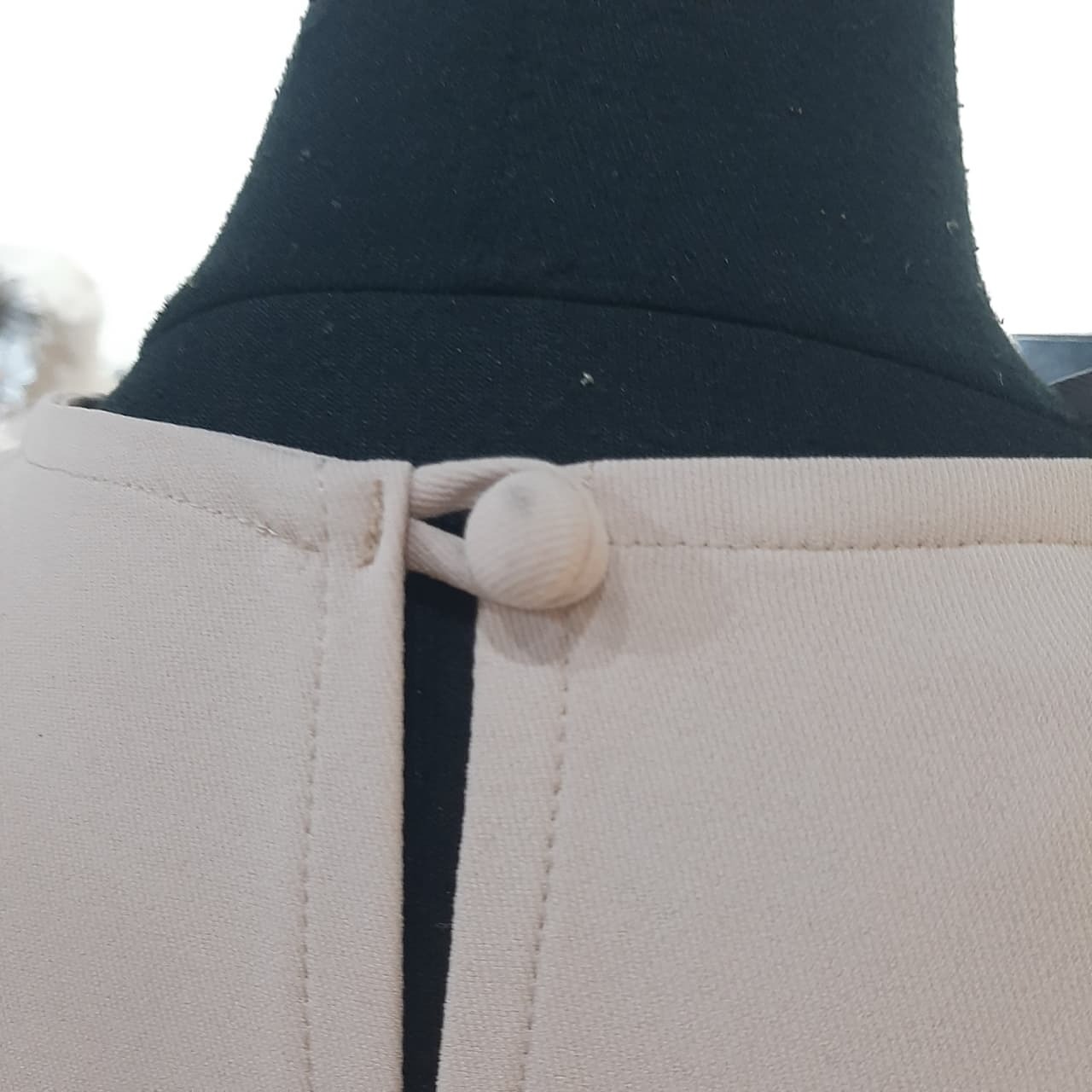 (GARAGE SALE) Nona Rona Ronde Dress Beige
