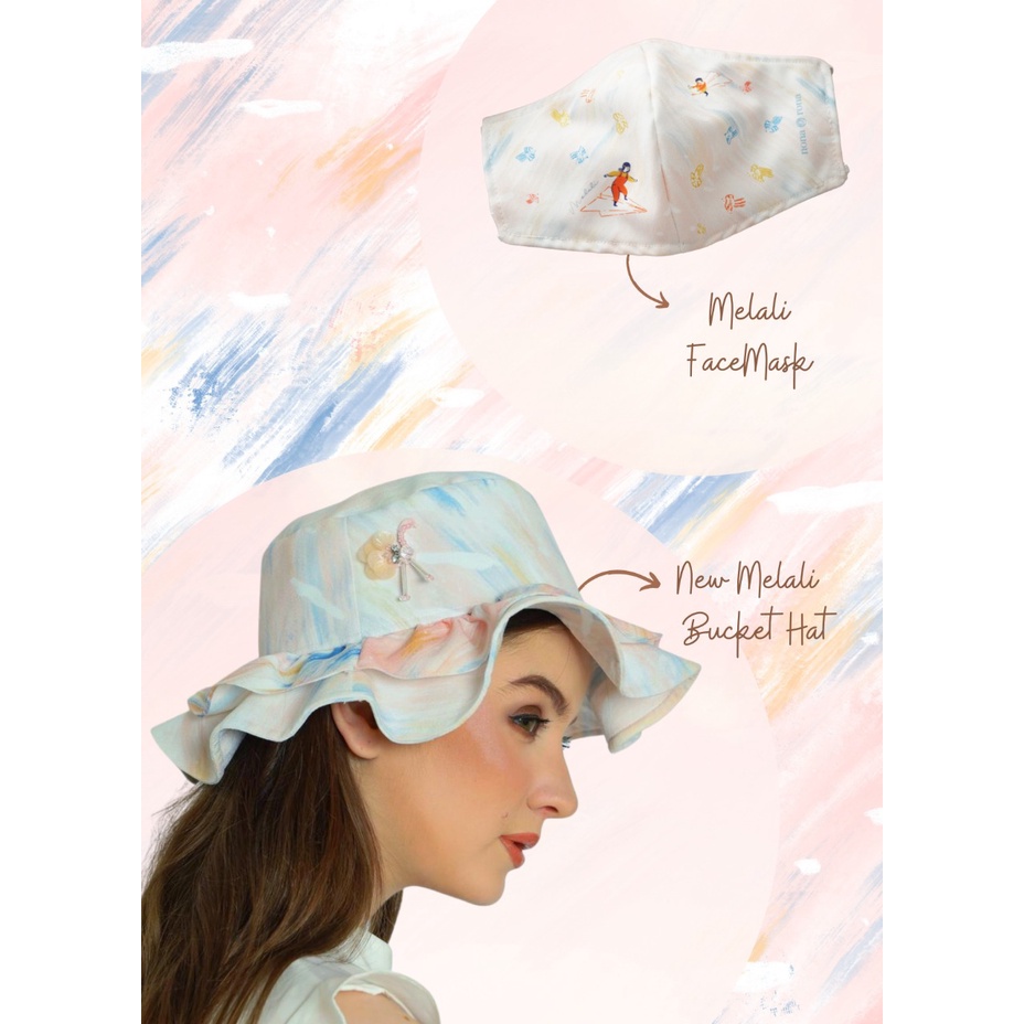 Nona Rona Special Bundling - Bucket Hat Melali New & Melali Facemask