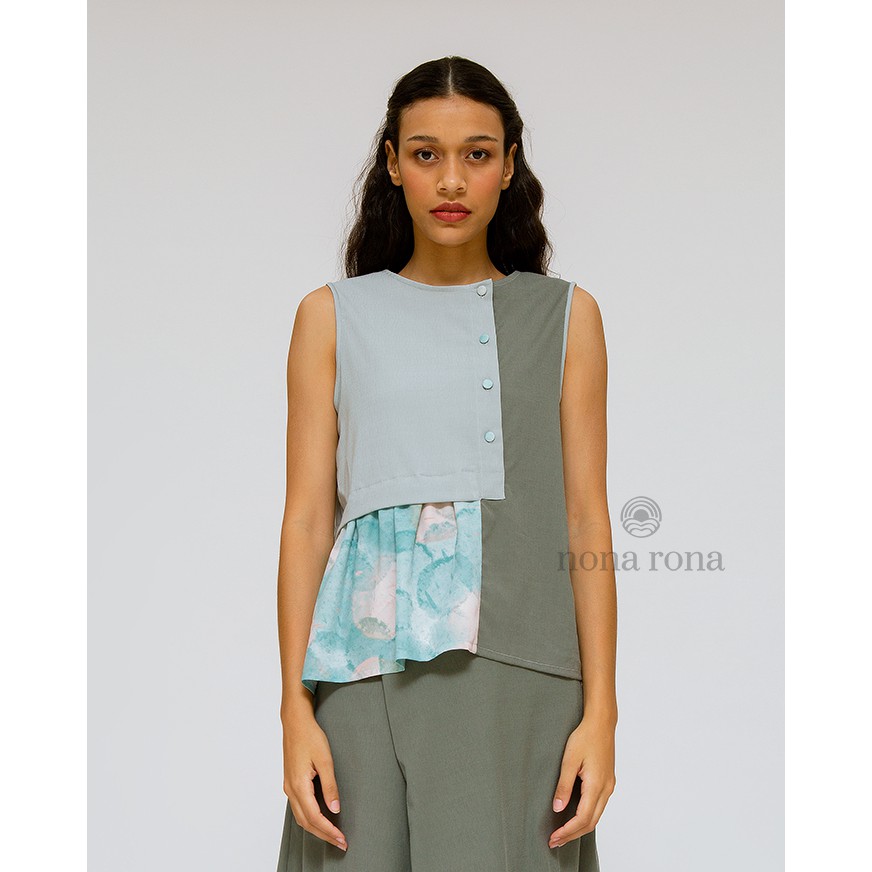 Nona Rona Splatter Top - Atasan Wanita