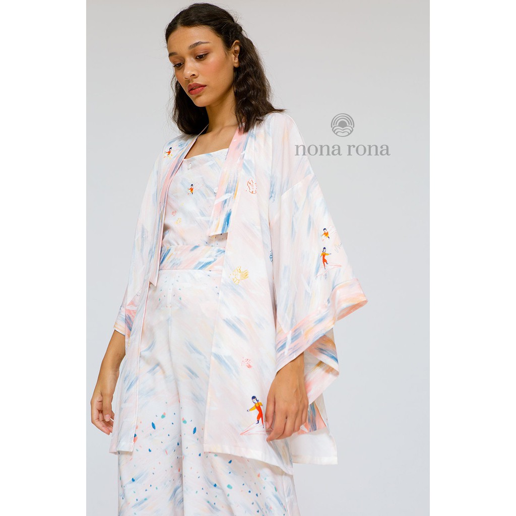 Nona Rona Melali Kimono - Outer Wanita